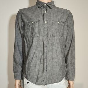 Goodfellow & Co Gray Button-Down Shirt